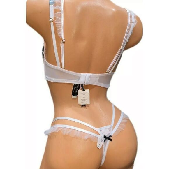 Victoria’s Secret Designer Collection Set Dream Angels Balconet  bra thong 36D M - Picture 5 of 6